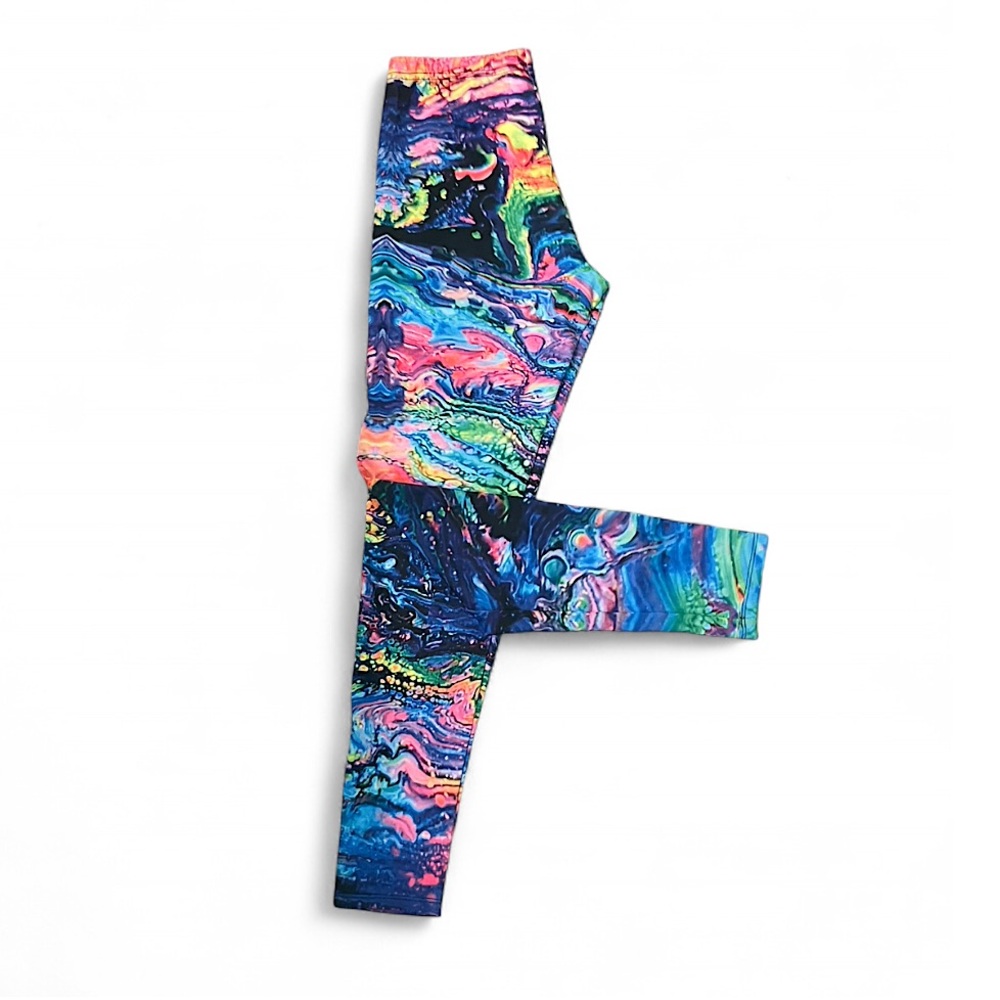 iEDM.com Multicolored Leggings NWOT